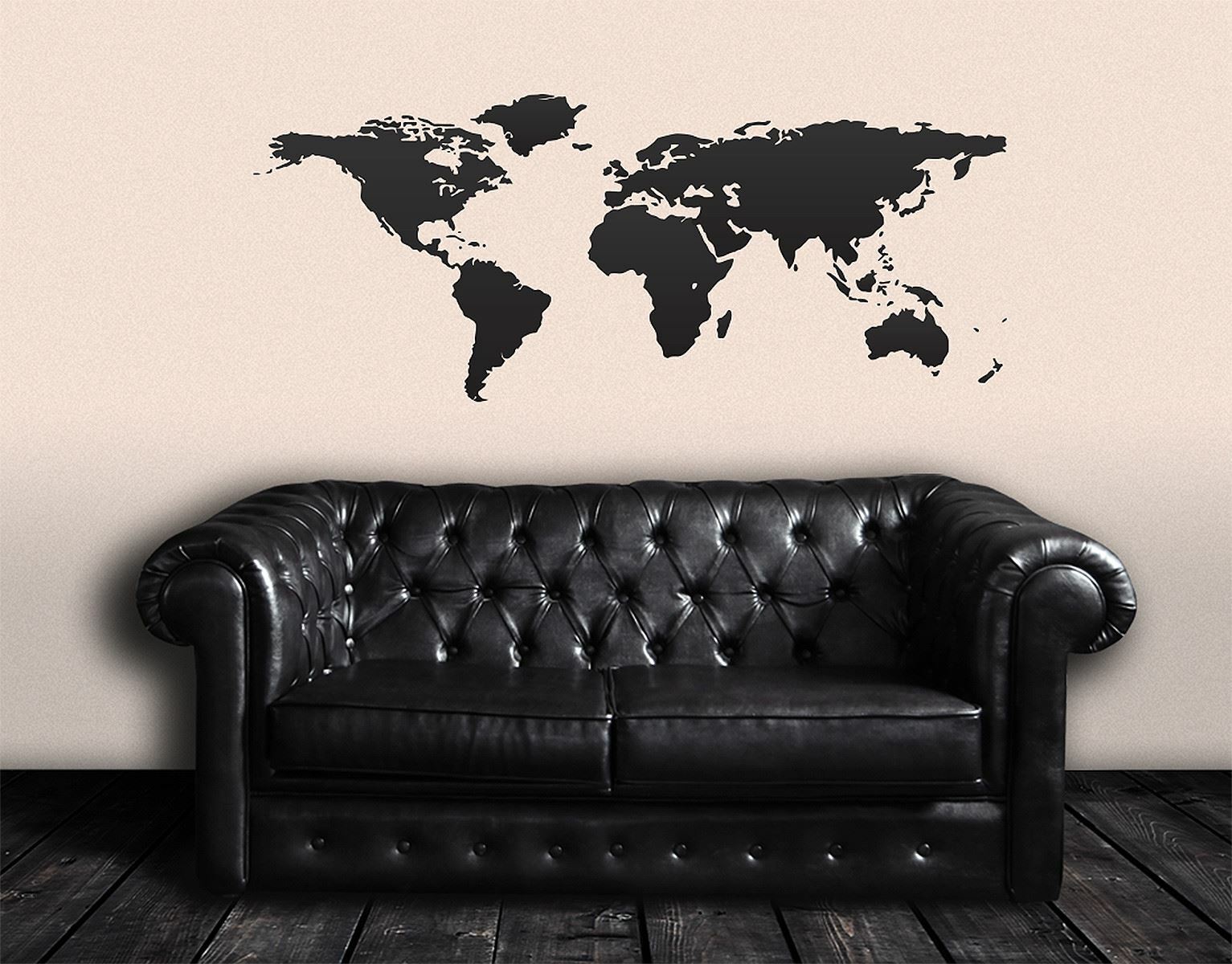 Stickerbrand World Map Vinyl Wall Decal Sticker #131 Multiple Size Map Decal.