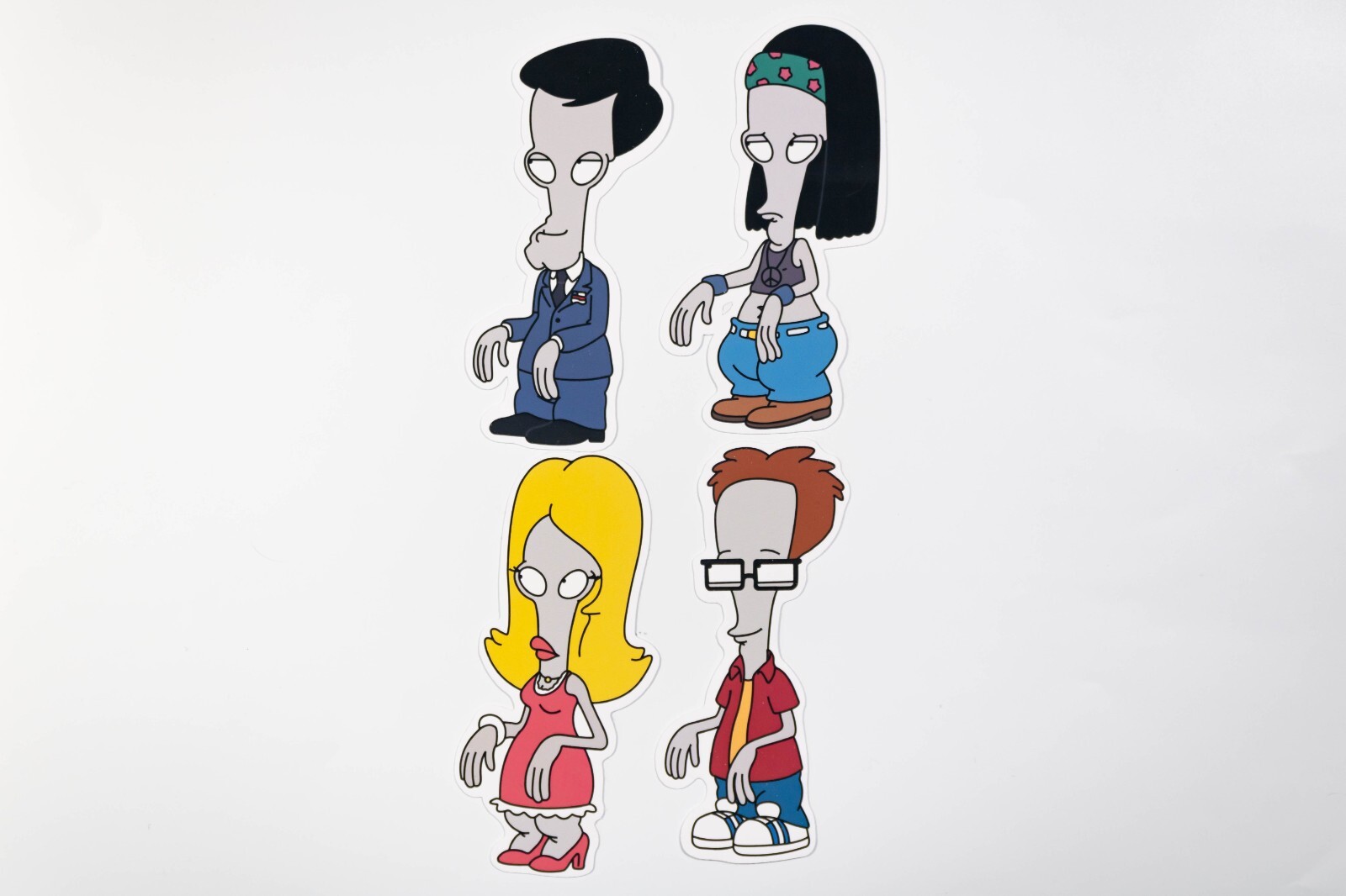 Roger the Alien Sticker Smith Family Set