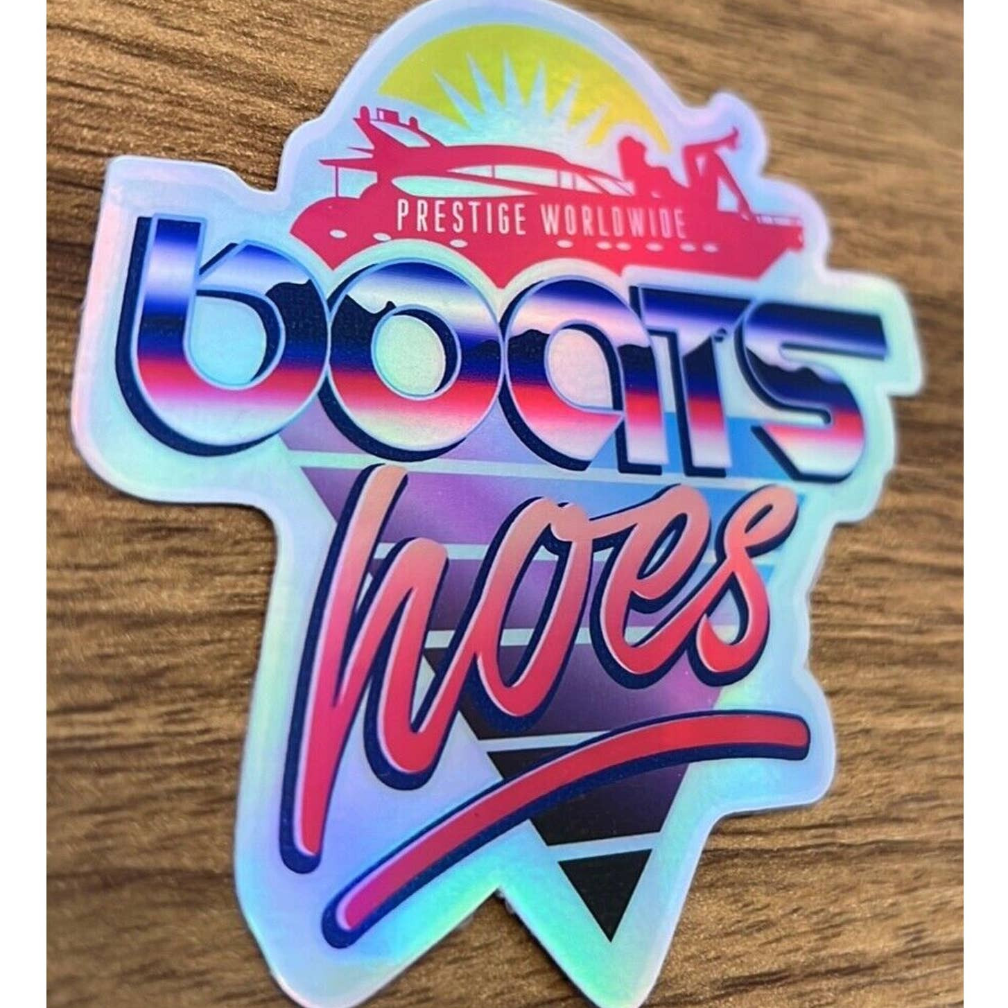 Step Brothers | Prestige World Wide | Boats and Hoes | Vinyl Sticker