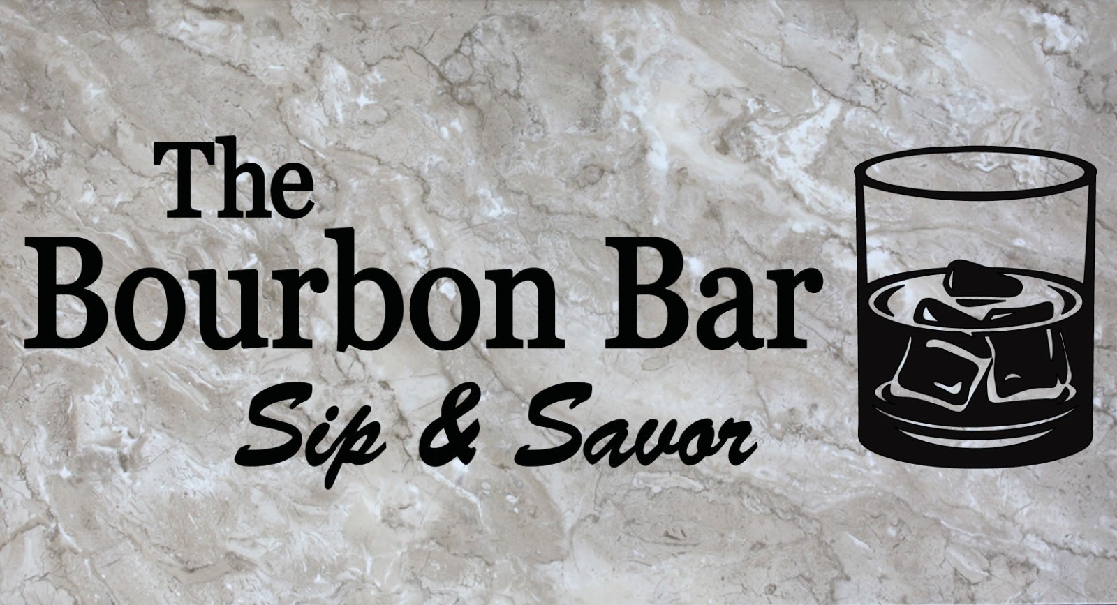 Bourbon Bar Whiskey Liquor Vinyl Wall Quote Sticker Decal
