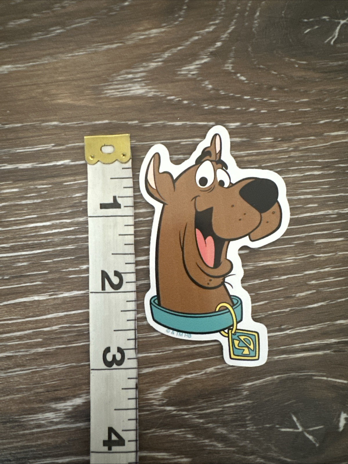 Scooby Doo Just Scooby 3”x1.5” Sticker