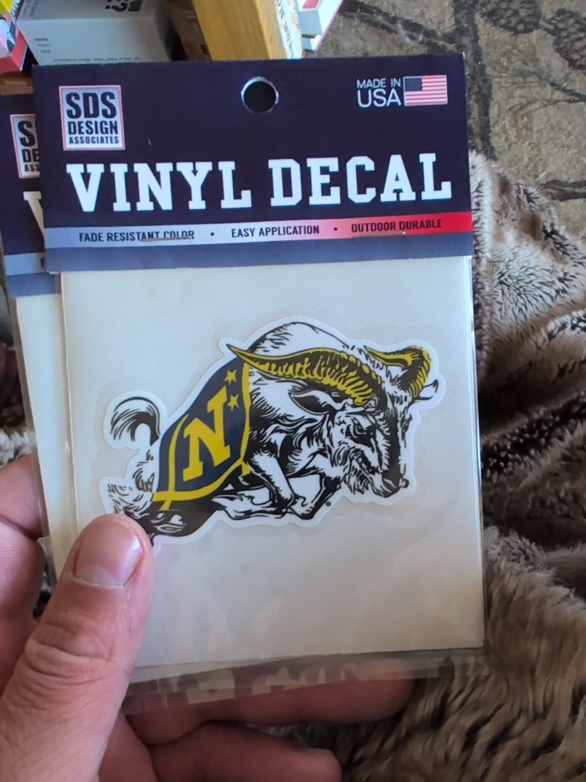 US Navy Ncaa 3 Inch Sticker – Weather Proof – Die Cut Application