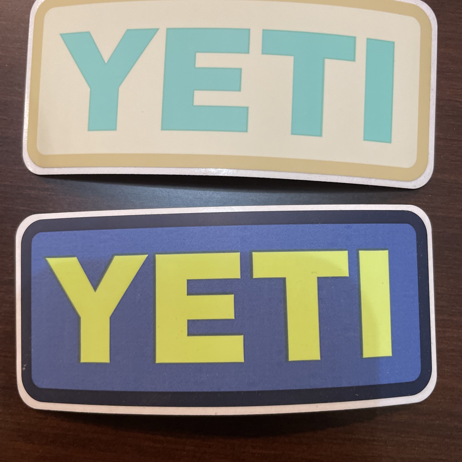 Yeti Decal, Yeti Sticker Pack of 4, 4 inches, Multi Colors