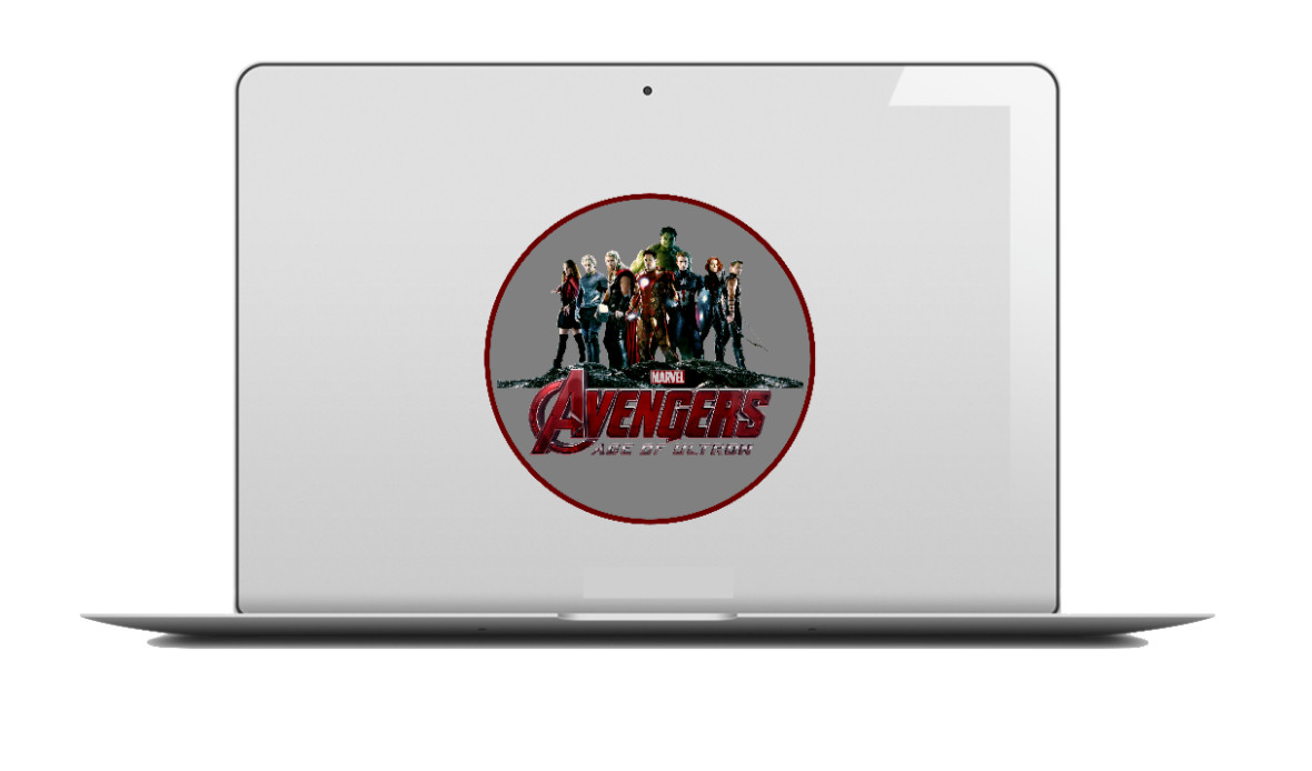 Avengers – Age Of Ultron – 4" Vinyl Decal/Sticker Car Window Cooler Skateboard