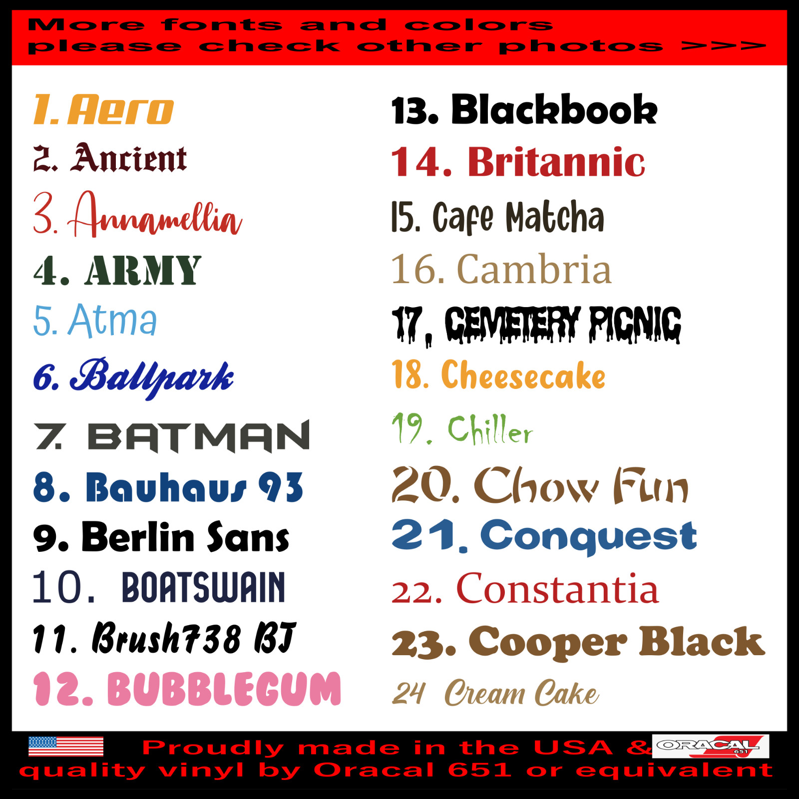 Custom Personalized TEXT NAME Lettering Vinyl Decal DURABLE 7 Years Outdoor