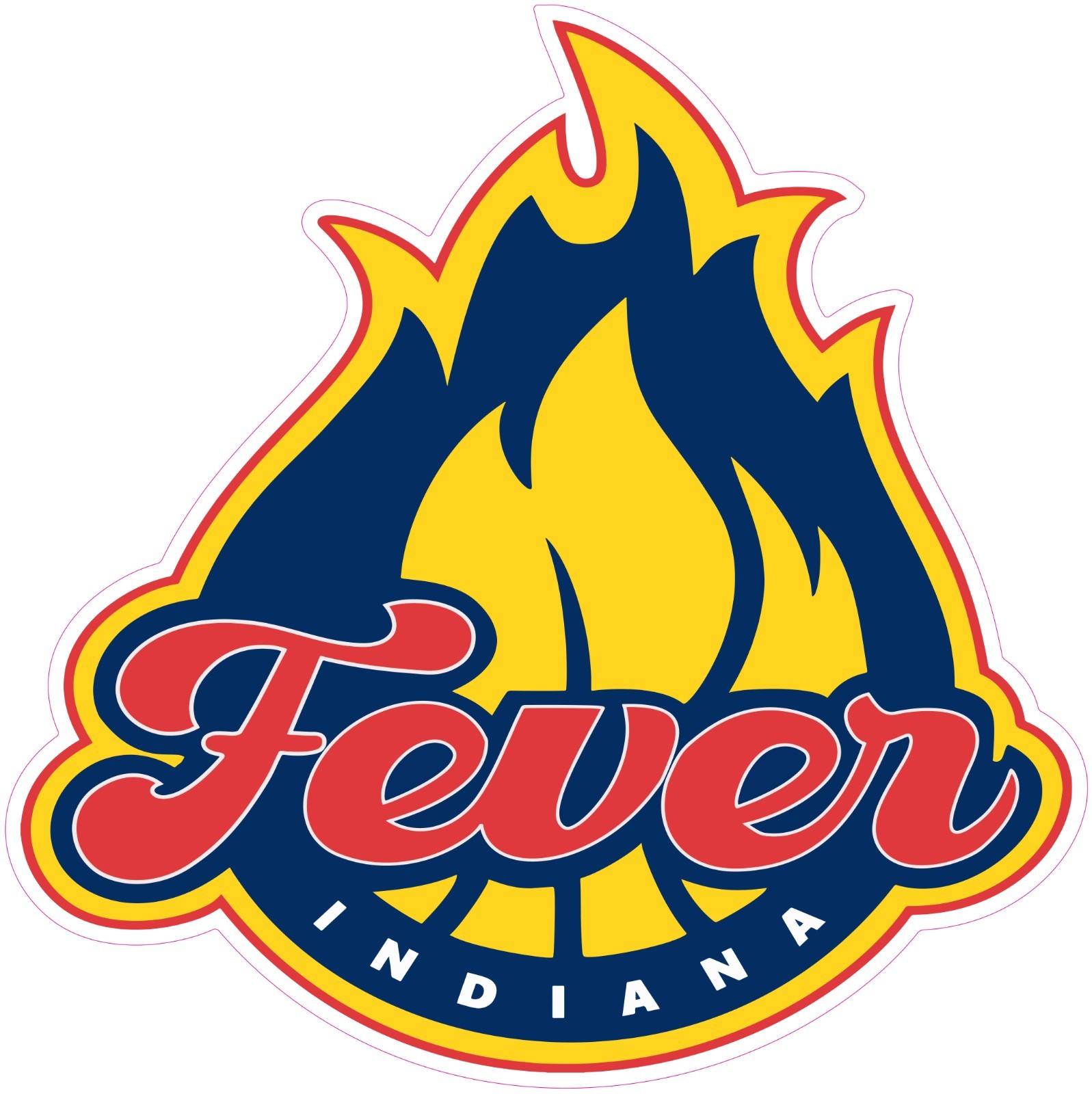 Indiana Fever Vinyl Decal Sticker Car Truck Bumper Laptop Mug Tumbler