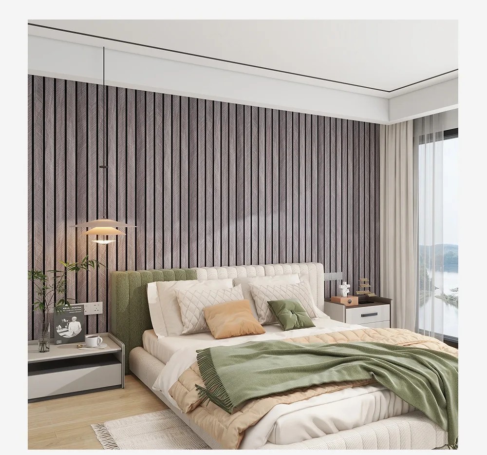 Imitation Wall Stickers Pvc Waterproof Wood 40cm Realistic Easily Removable Self