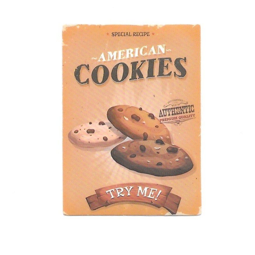 American Cookies Special Recipe Sticker Authentic Premium Quality Baking Retro