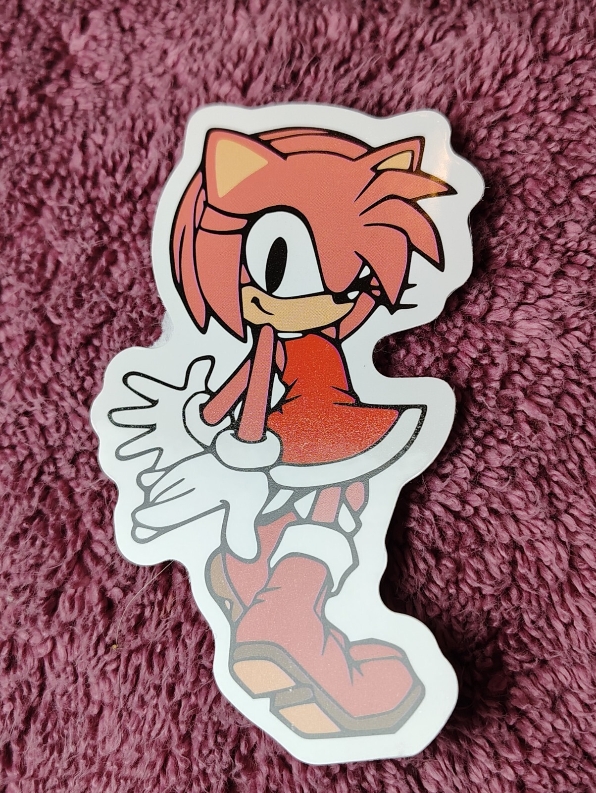 Sonic The Hedgehog Amy Rose Decal Sticker, 3.25" New