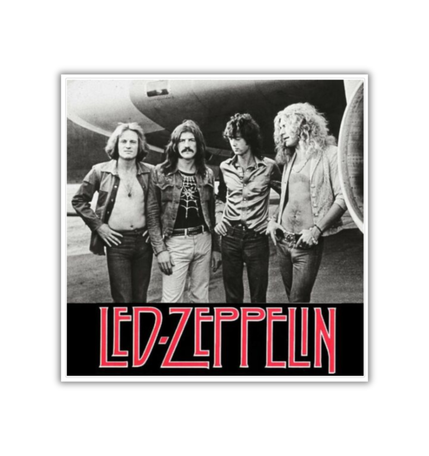 Led Zeppelin Fridge Magnet or Laptop Sticker