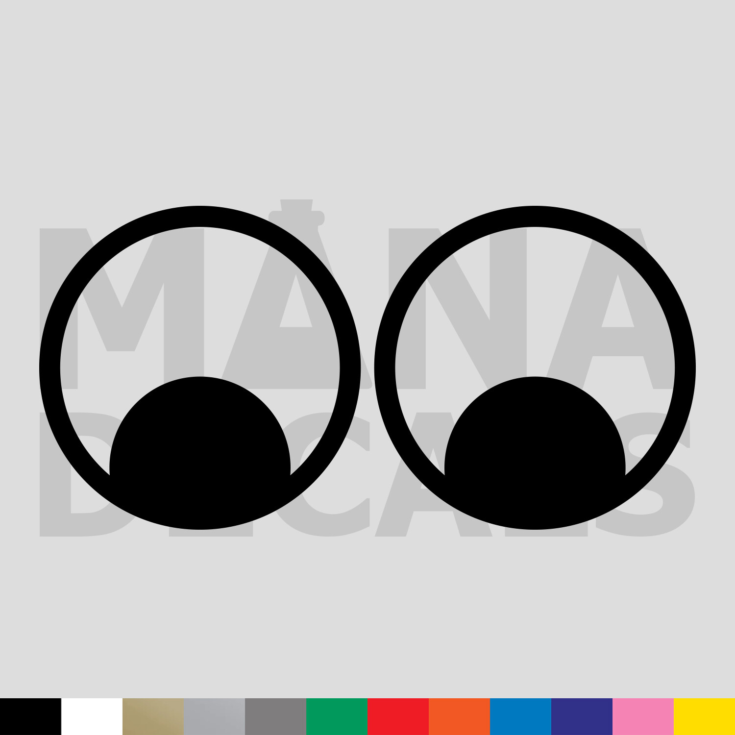 Googly Eyes Vinyl Die Cut Decal Sticker – Look See Vision Funny