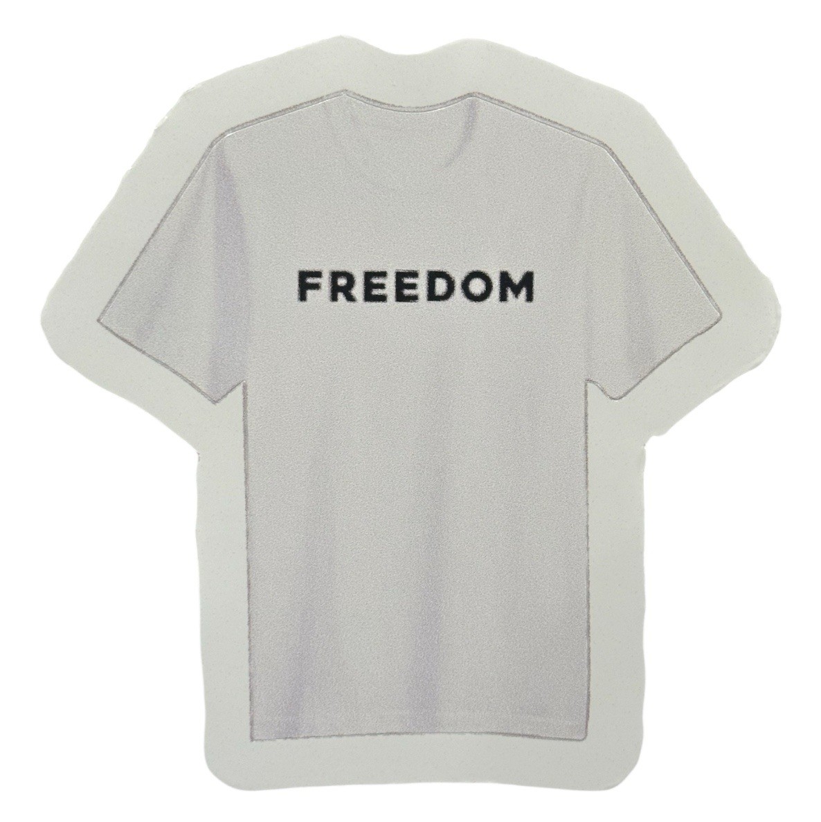 Charlie Kirk FREEDOM White T-shirt 3” INCH Vinyl Sticker Decal Patriotic 1PC