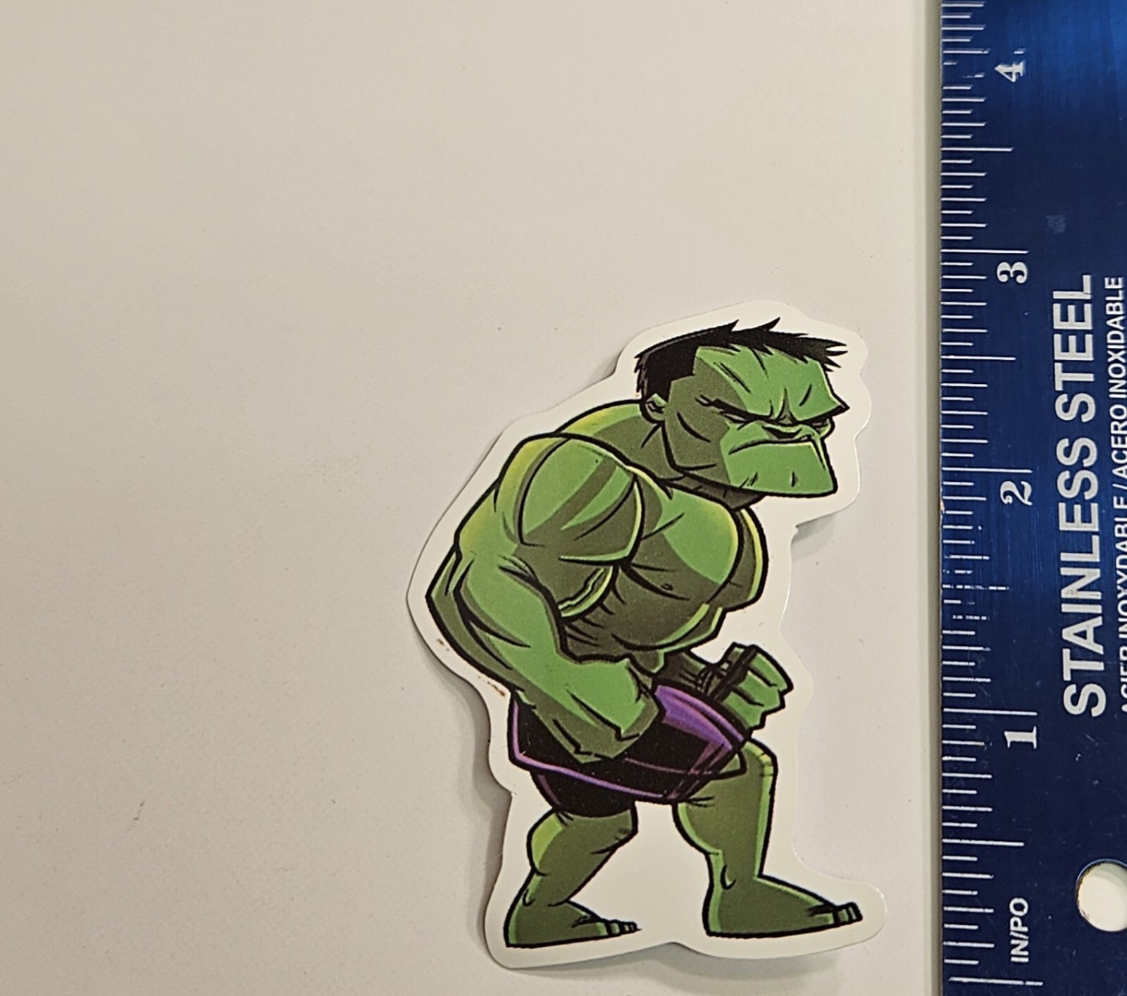 The Hulk Getting Angry Cartoon Sticker / Avengers Superhero Skateboard Decal
