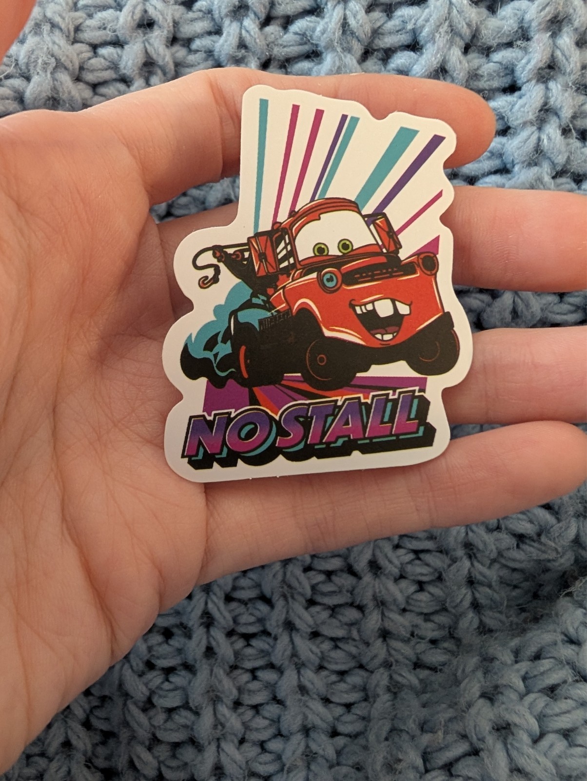 Cars, Pixar, Sticker, Disney, Lightning McQueen, Mater, Sally, Doc Hudson