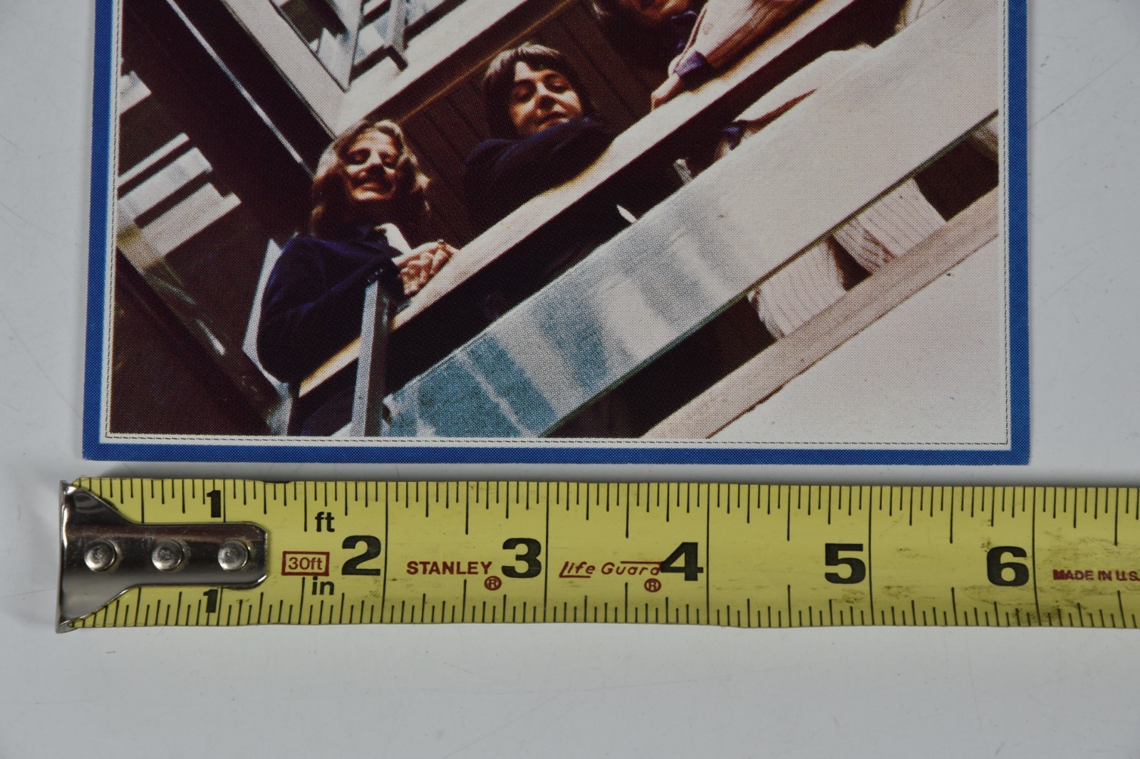 Vintage The Beatles Blue Album Cover Art 6" Art Print 45 Record Paper ONLY