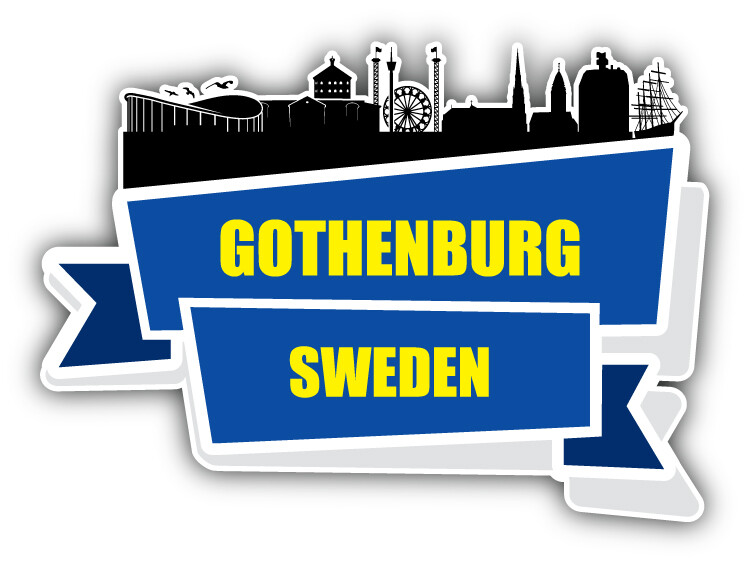 Gothenburg Sweden Travel Car Bumper Sticker Decal