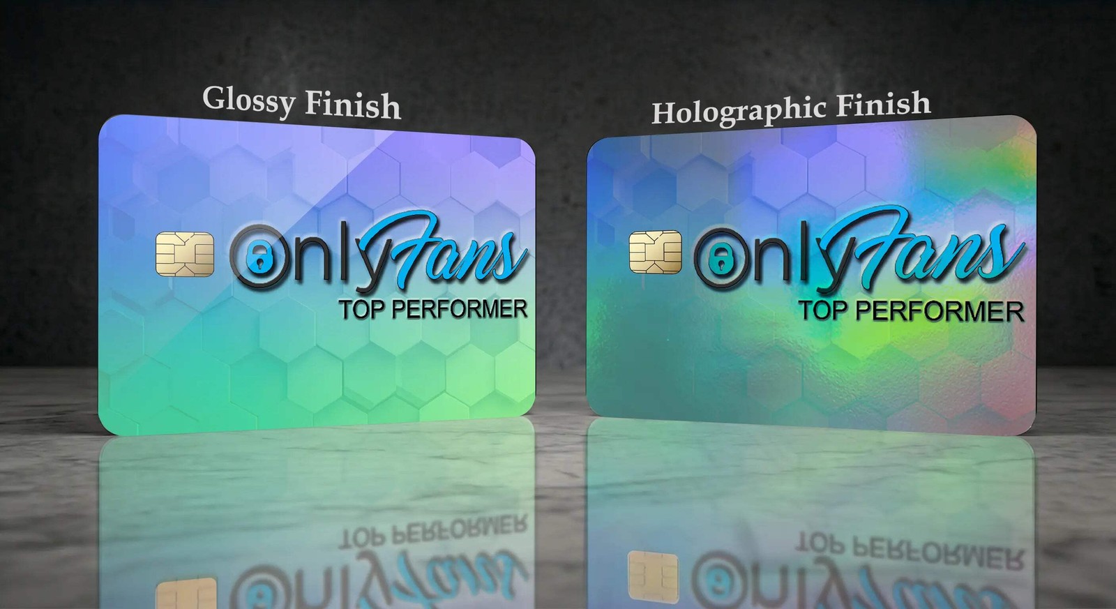 Only Fans TOP PERFORMER Credit Card Skin, Debit Card Covering