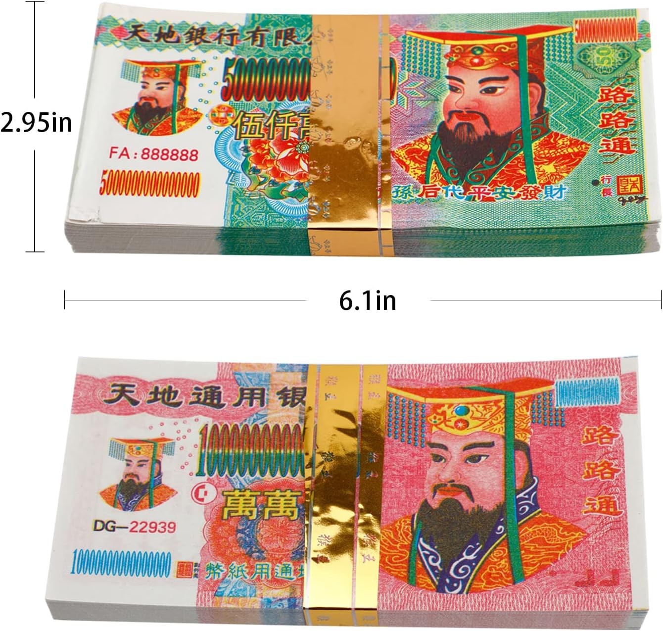 800Pcs Joss Paper Ancestor Money Traditional Chinese Blessing for Ancestors…