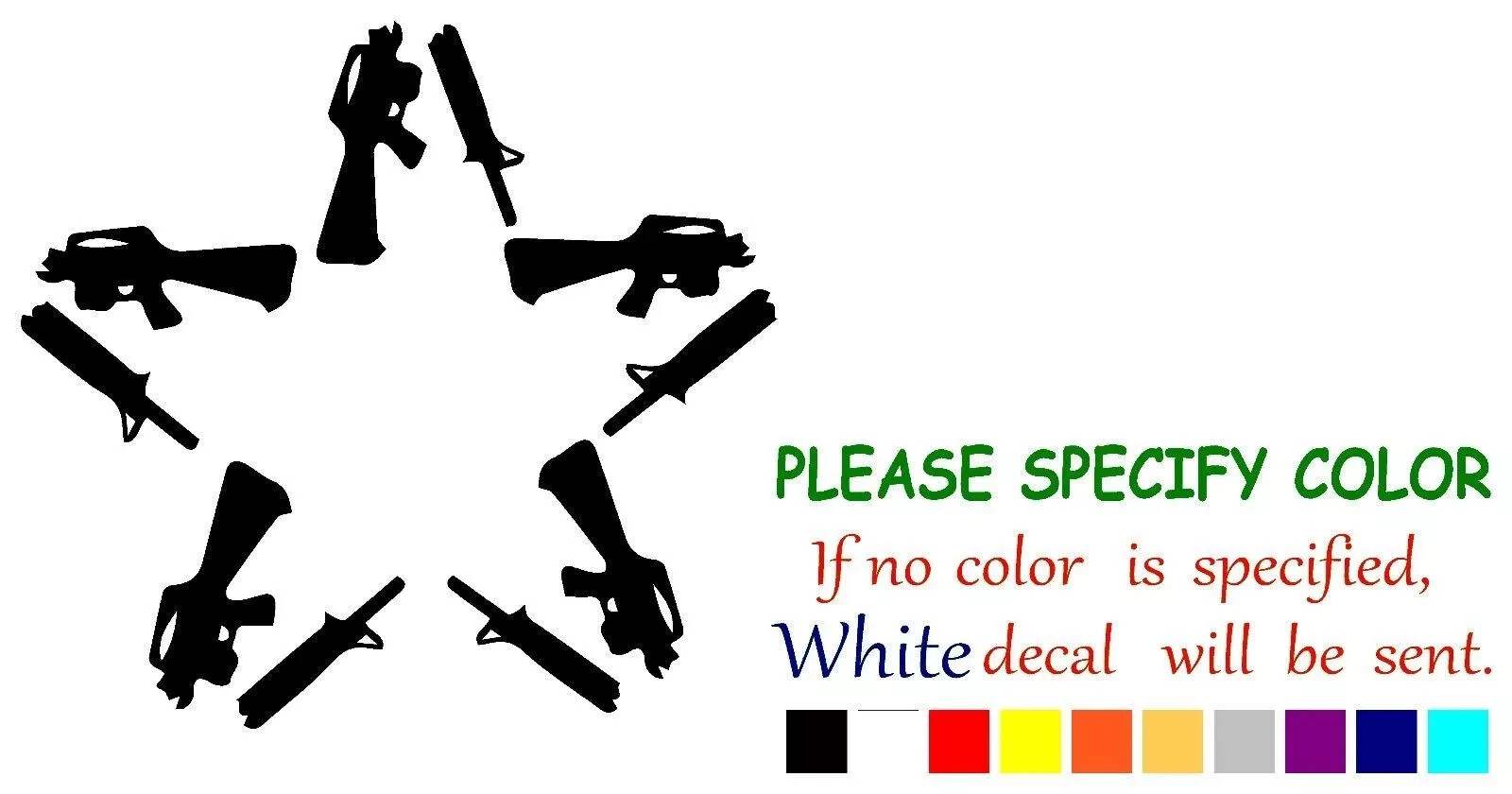 Anti Flag Gunstar Vinyl Decal Sticker Car Truck Window Bumper Various sizes