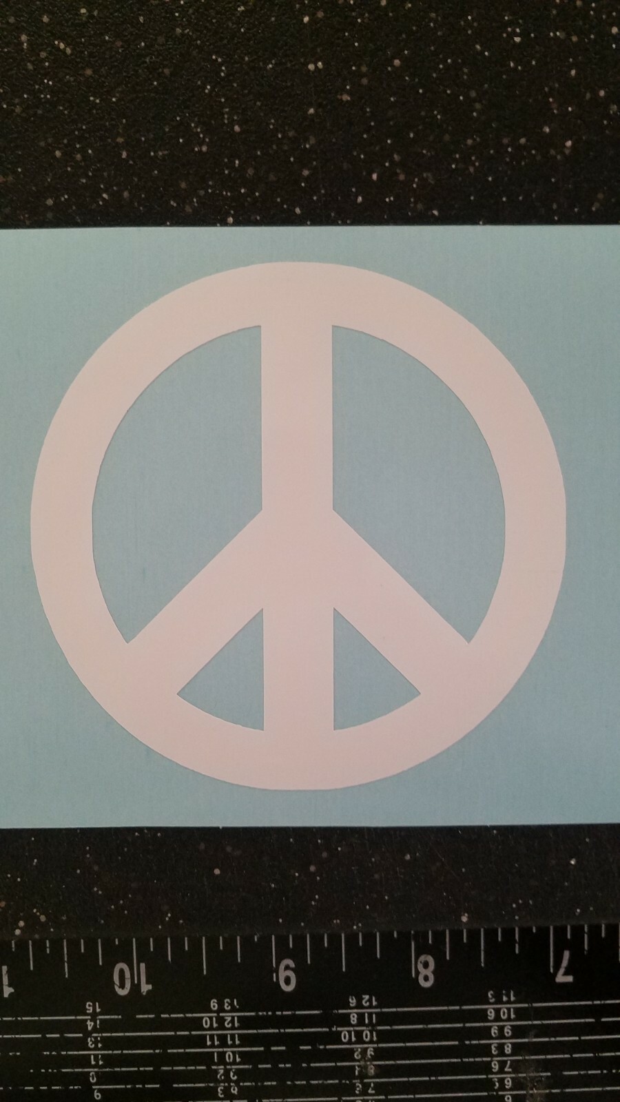 Peace Sign Sticker Vinyl Decal – Love Symbol Car Window Bumper Hippie Laptops