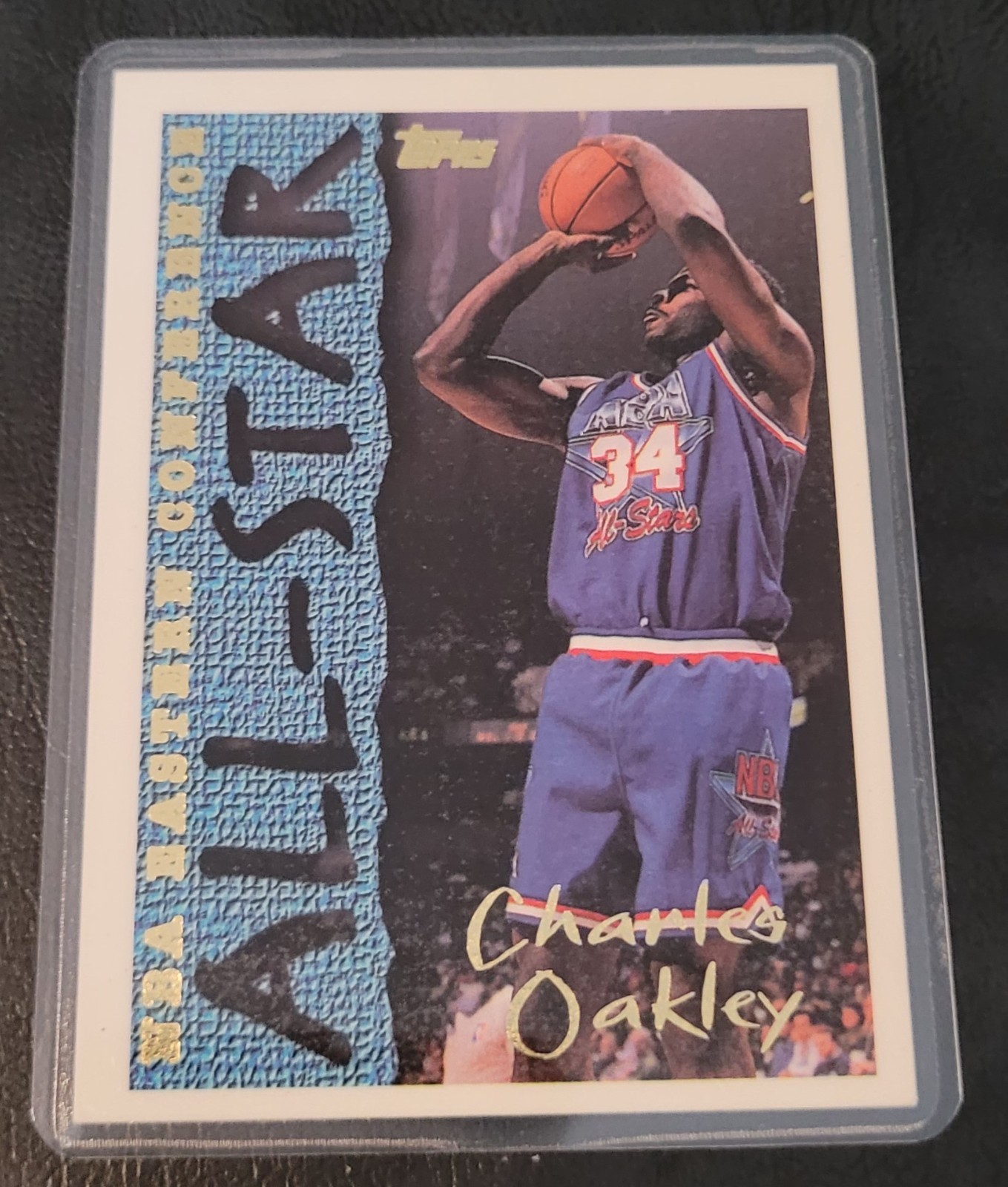 Charles Oakley Knicks Basketball Card HOF Fridge/Locker/Cabinet Laminated Magnet