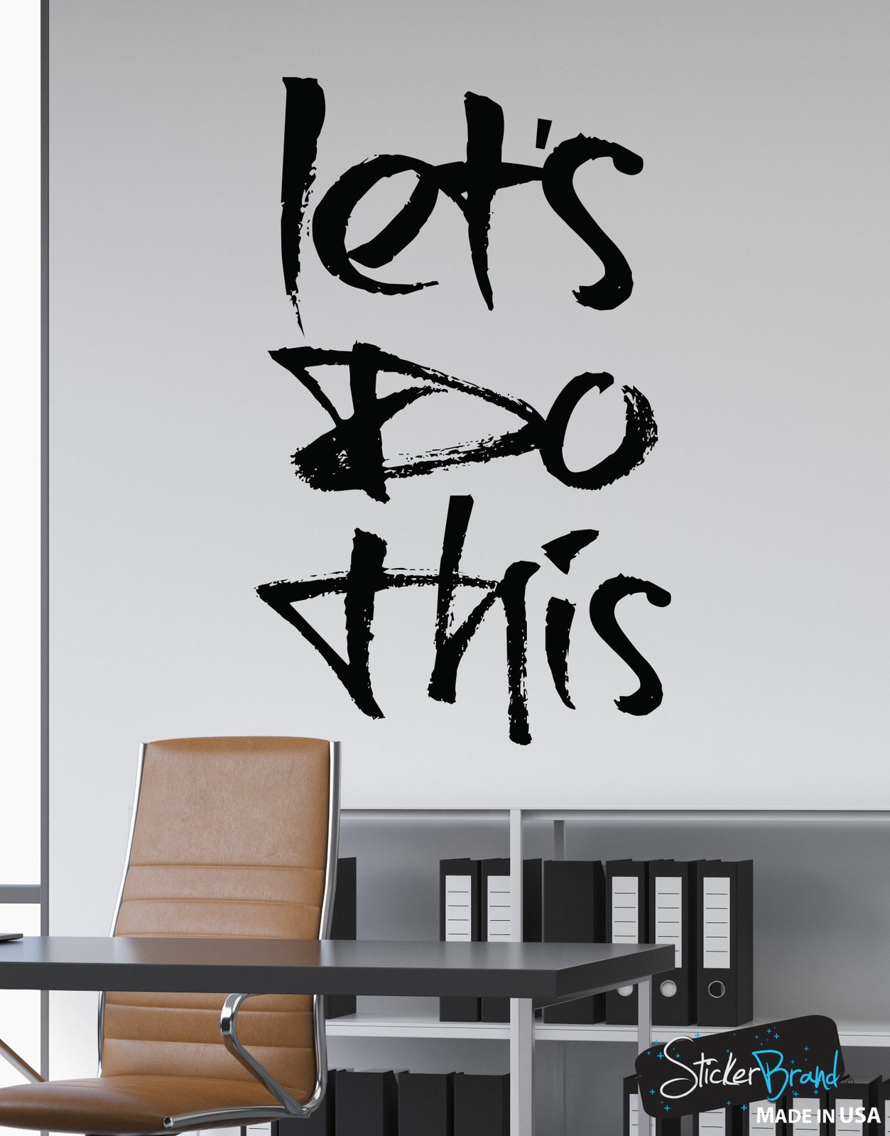 Let’s Do This Motivational Quote Vinyl Wall Decal Sticker #6060