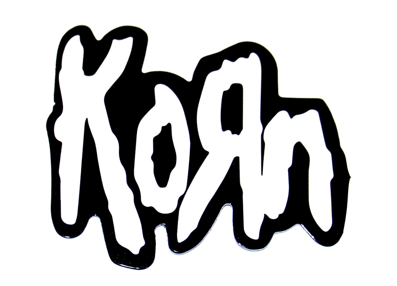 KORN Logo Die Cut Sticker Decal Music Band Rock Metal nu Metal Korn