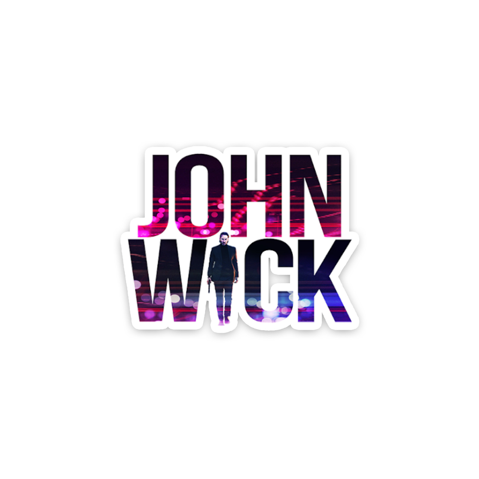 John Wick Sticker 4 Inch Vinyl Decal Waterproof Indoor/Outdoor