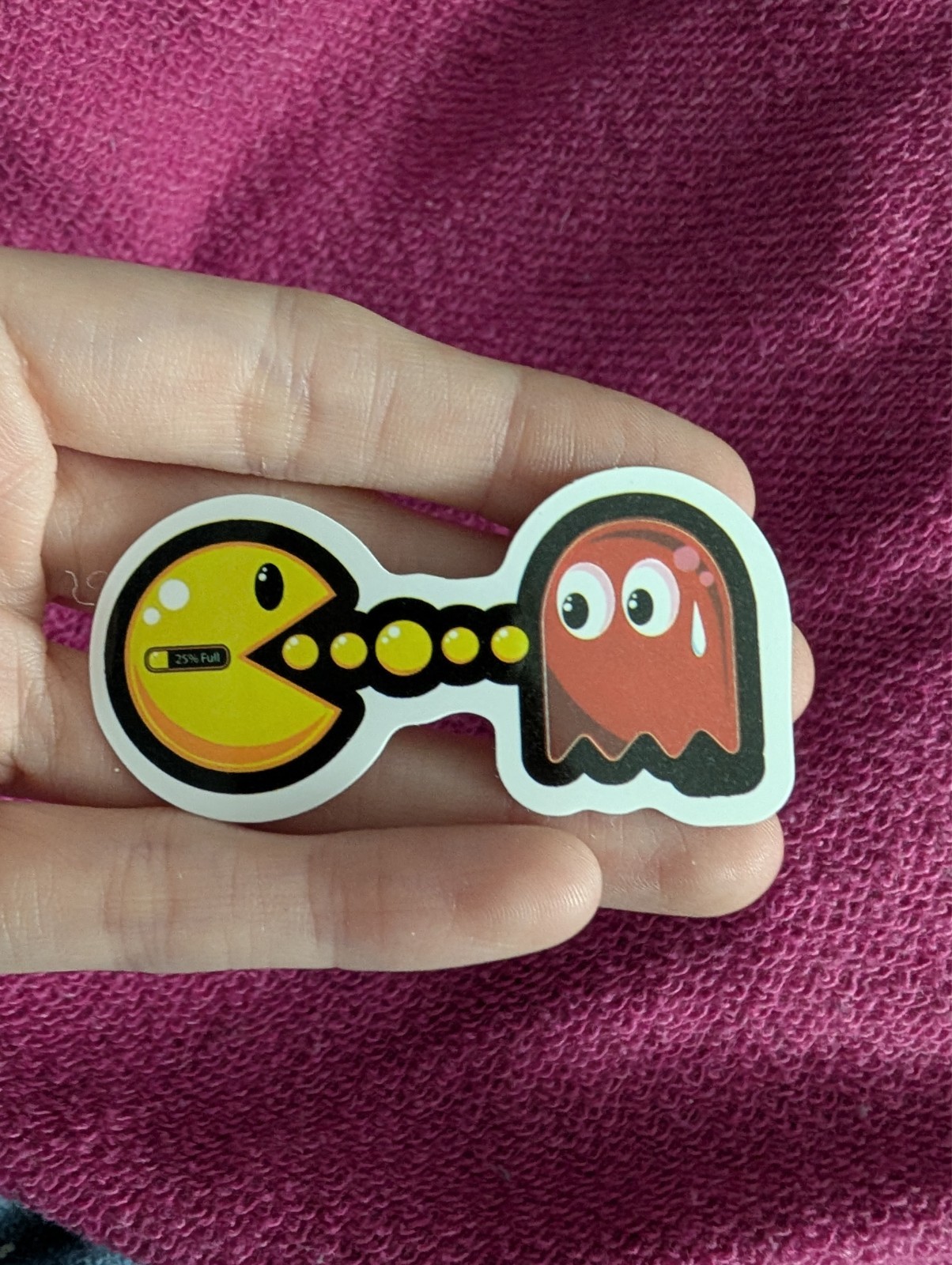 Pac-Man Sticker – Retro Arcade, Video Game, Blinky, Ghost, Pinky, Clyde