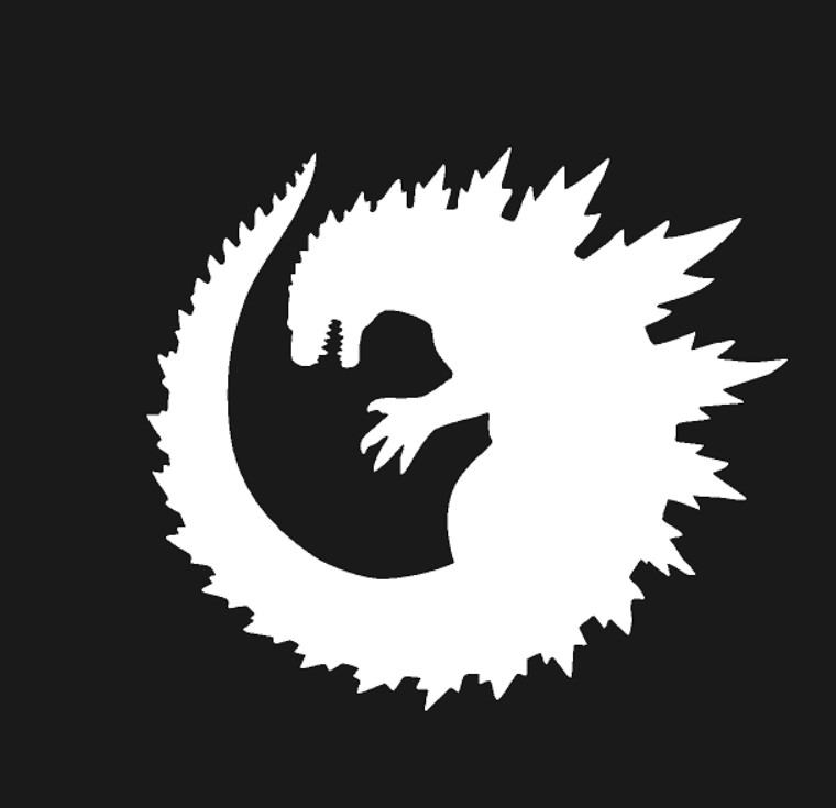 GODZILLA Gojira Vinyl Decal Car Wall Window Sticker CHOOSE SIZE COLOR