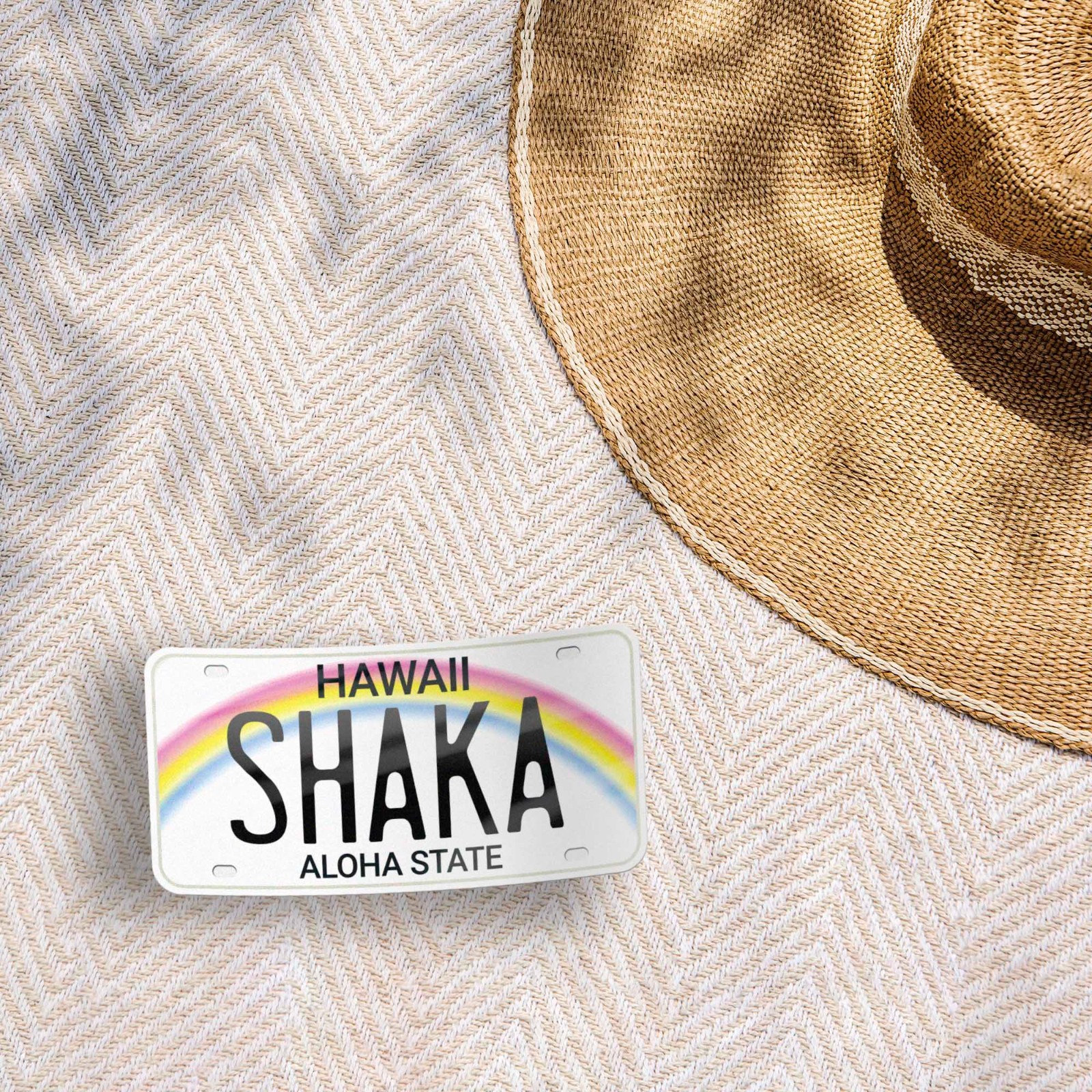 Hawaii License Plate Sticker – Choose Your City or Hawaiian Phrase