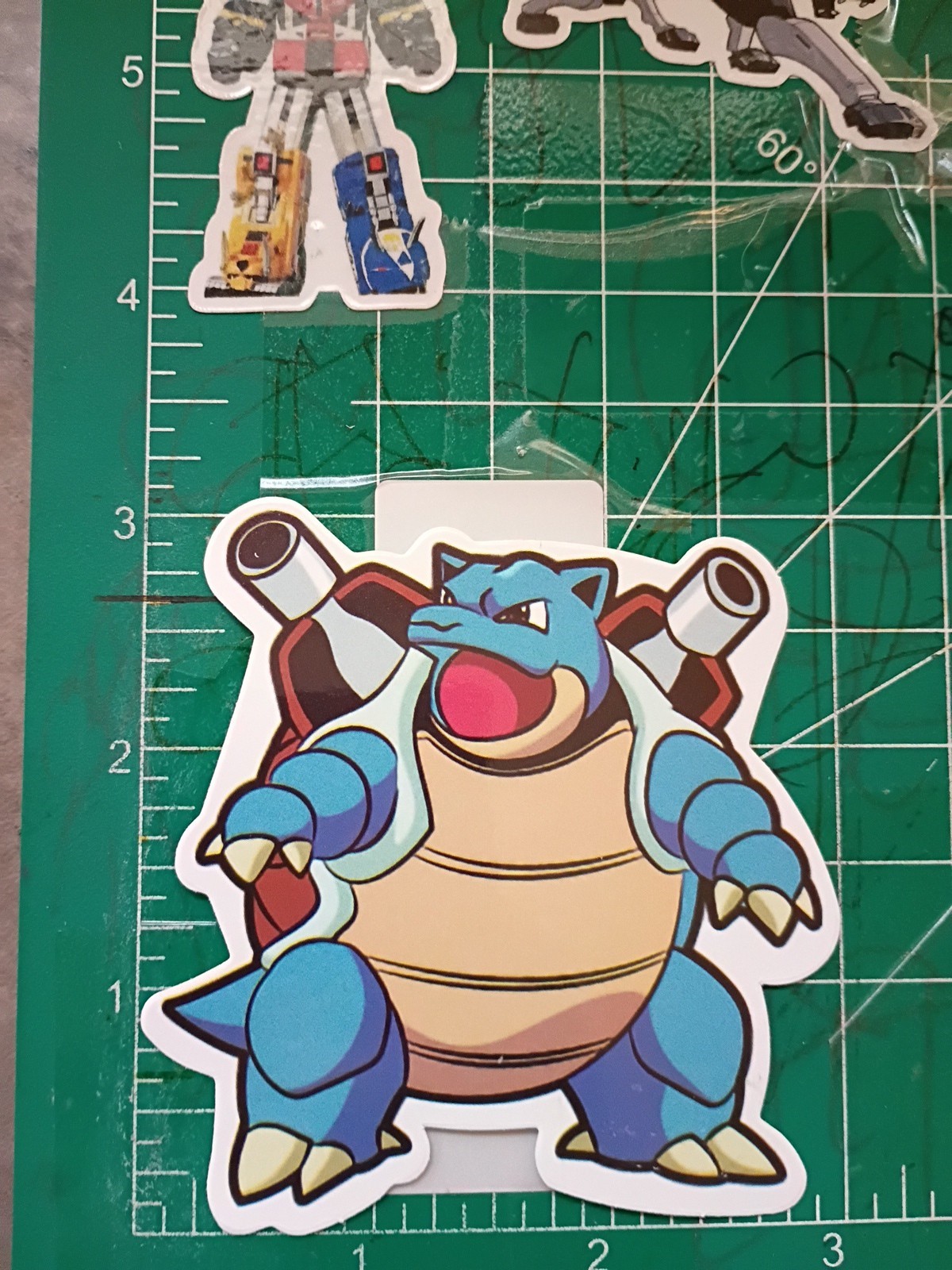POKEMON STICKER XBLASTOISE 3X3 INCHES STICKER X VYNIL DIE CUT STICKER HIGH GLOSS