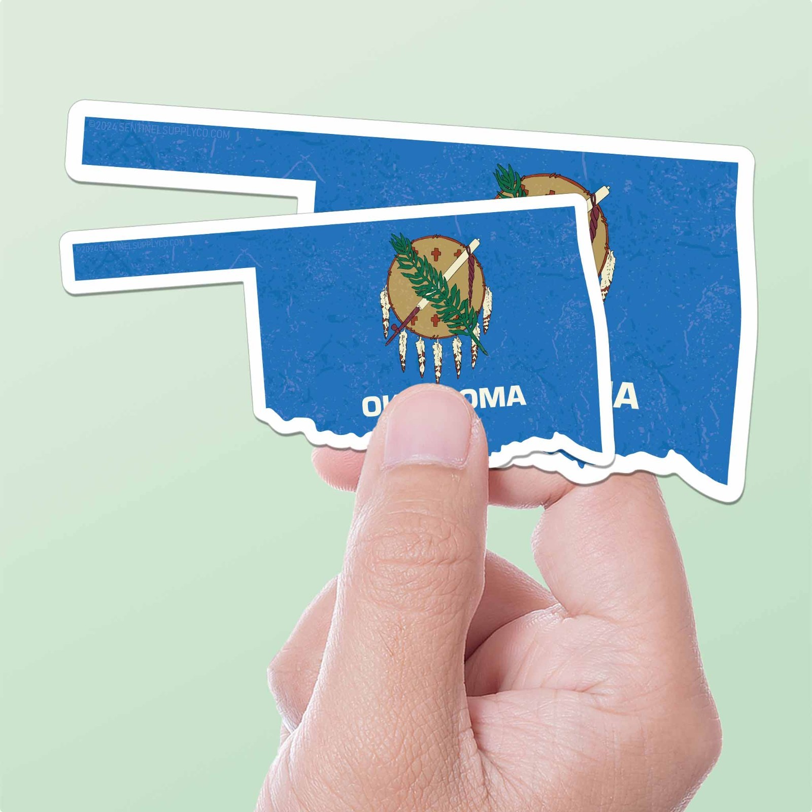 Oklahoma State Flag Sticker