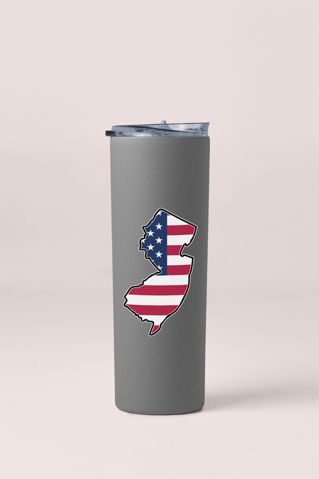 State of New Jersey Flag Map Sticker Decal USA New Jersey State