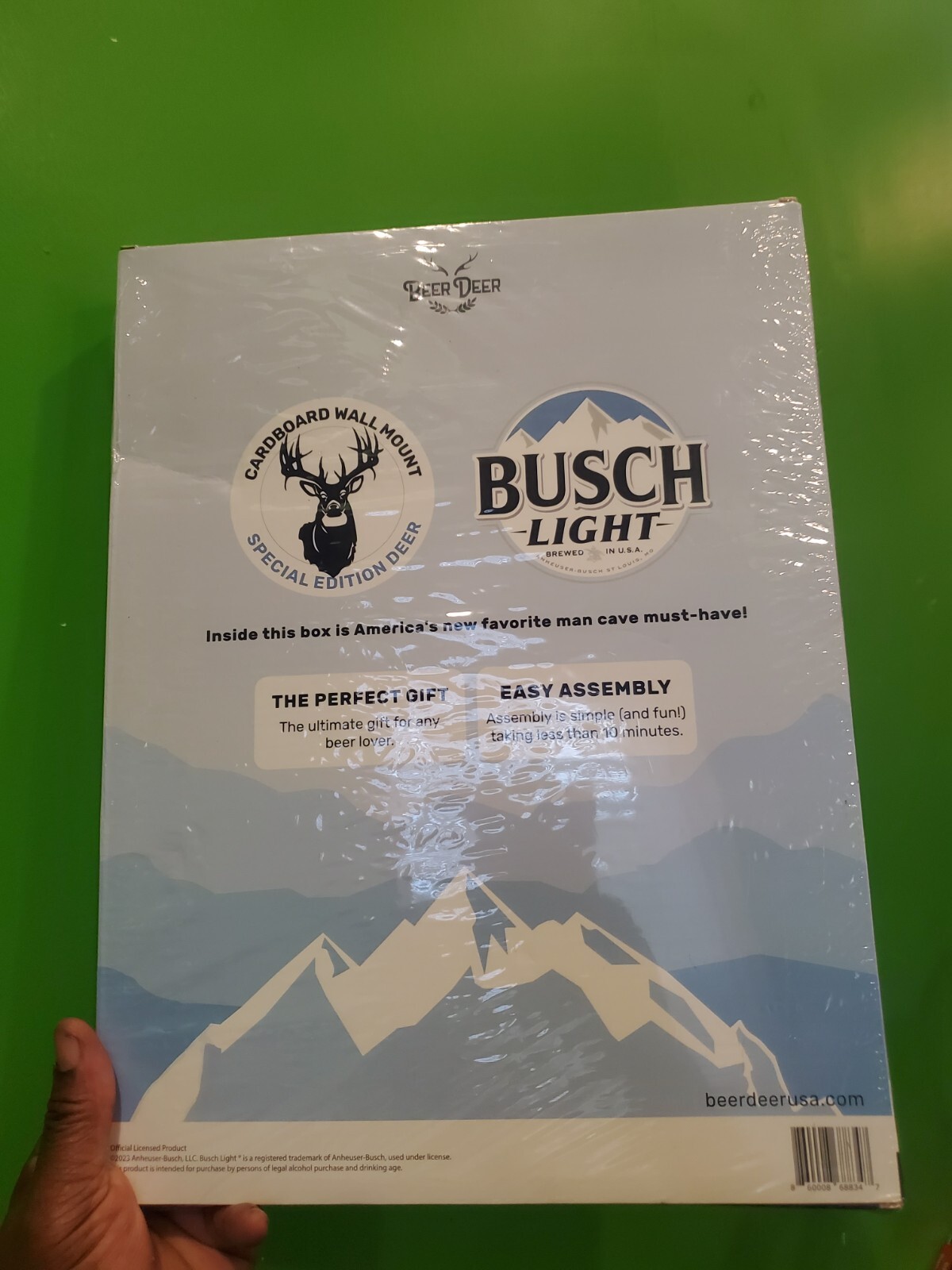 Beer Deer Busch Light Deer Cardboard Wall Mount Special Edition: New