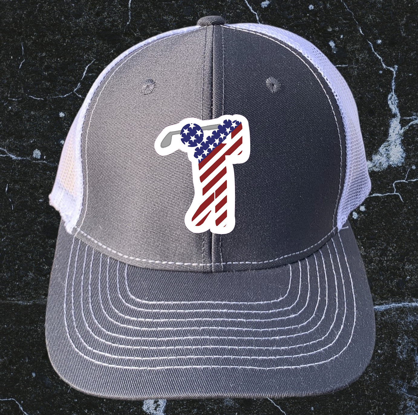Golf Sticker USA Flag America Waterproof – Buy Any 4 For $1.75 Each Storewide!