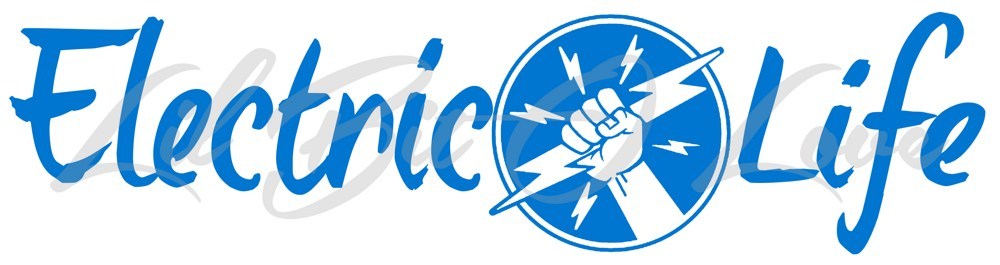 Electric Life Vinyl Decal Electrician Lineman Power 22.5"x 5.6" Stickers Themed