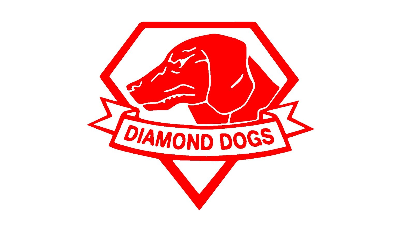 MGS Diamond Dog Sticker Vinyl Decal