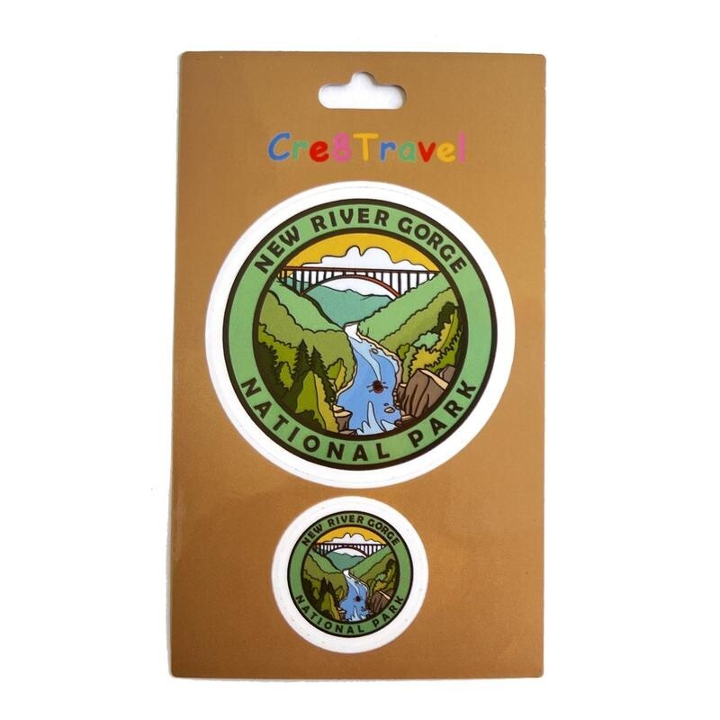 Mammoth Cave National Park Sticker Set – 2-Pack Vinyl Stickers (2" + 1")