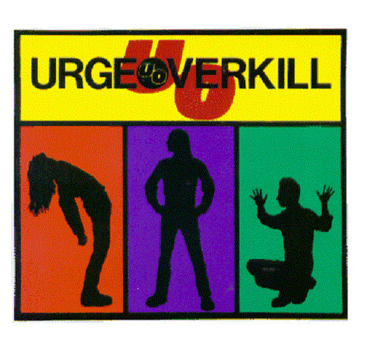 Sticker – Urge Overkill Colorful Band Logo Alternative Rock Music Decal #23032