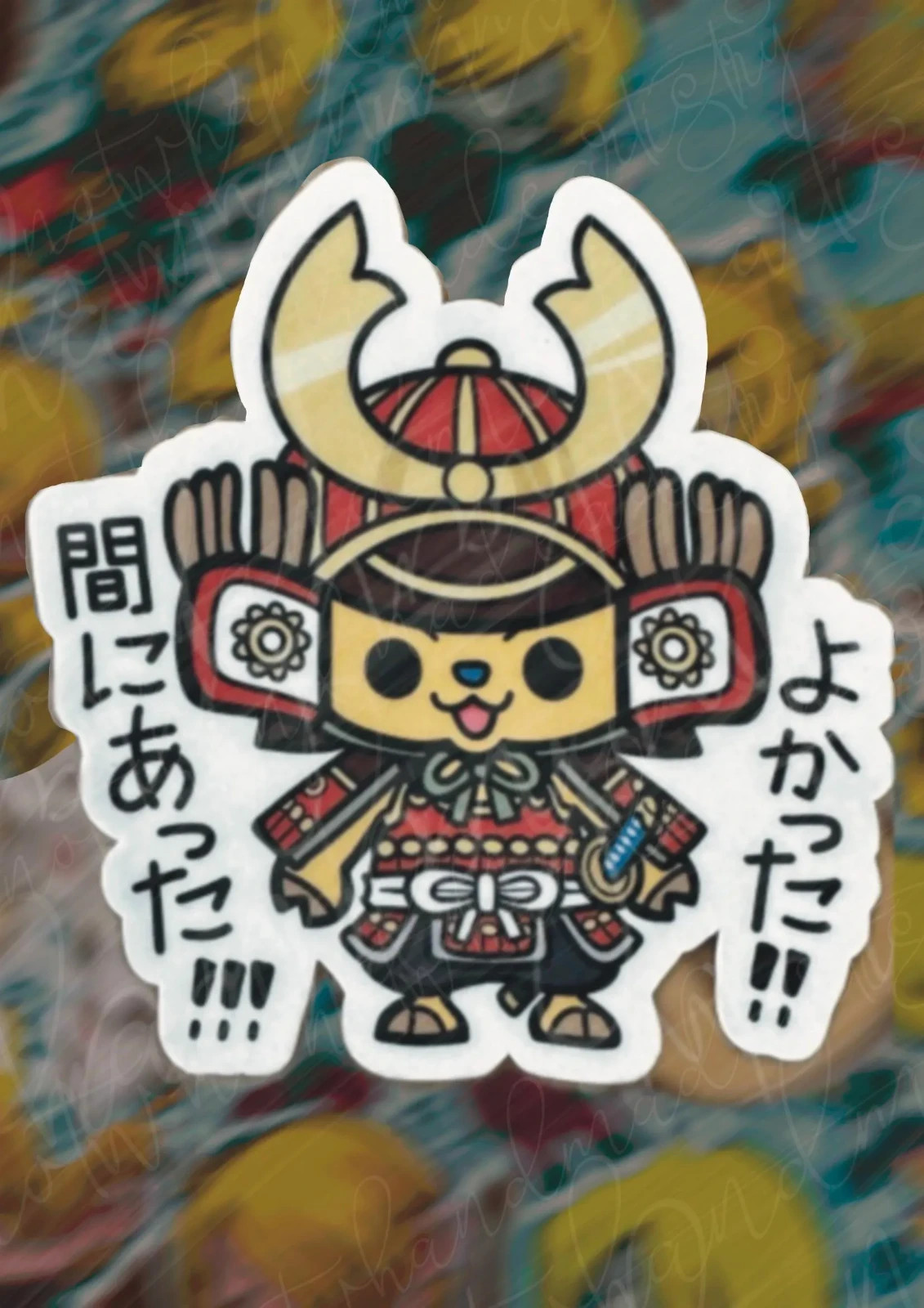 One Piece Chopper Doctor Reindeer Weatherproof Stickers