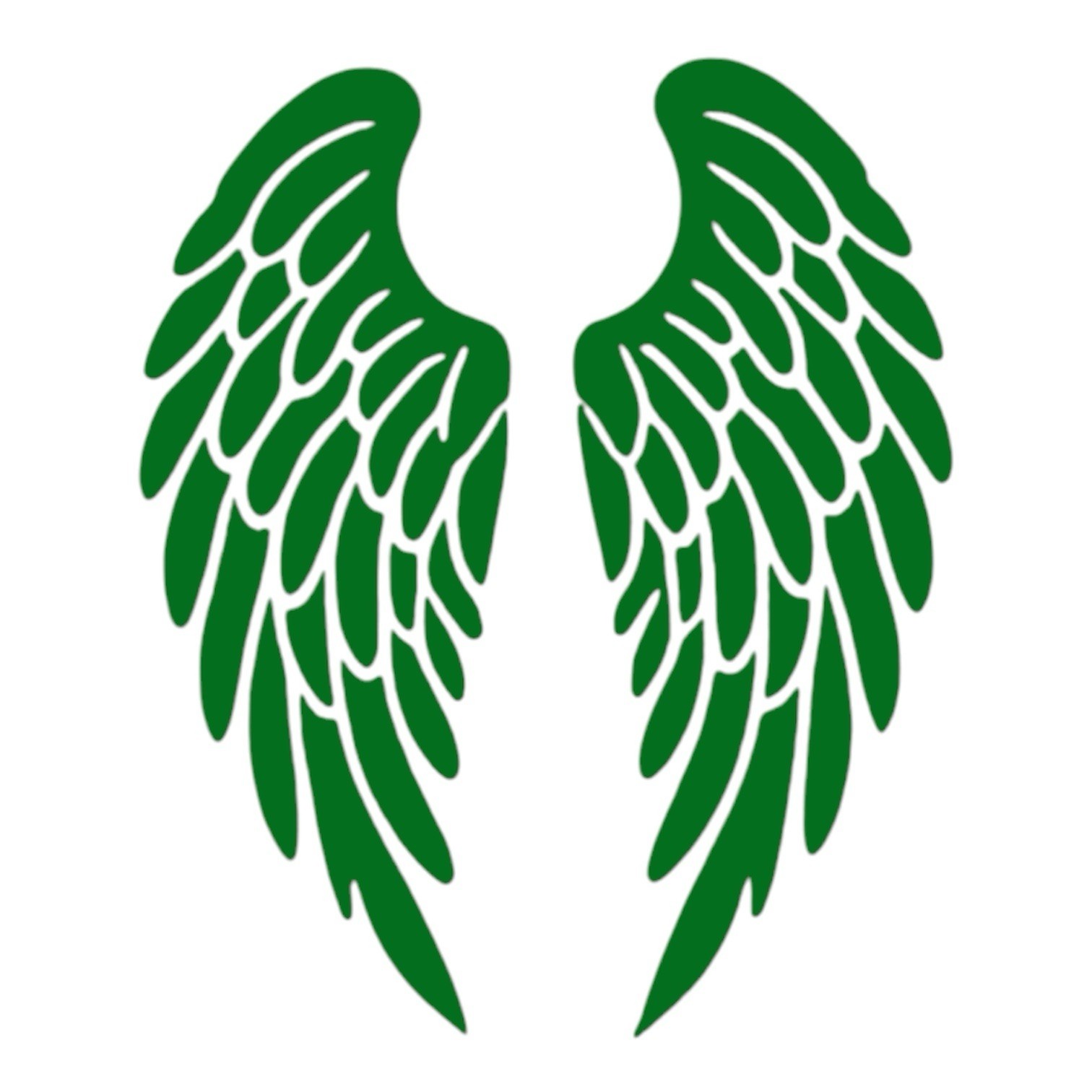 Angel Wings Decal for car Windows Laptops most Smooth Surfaces