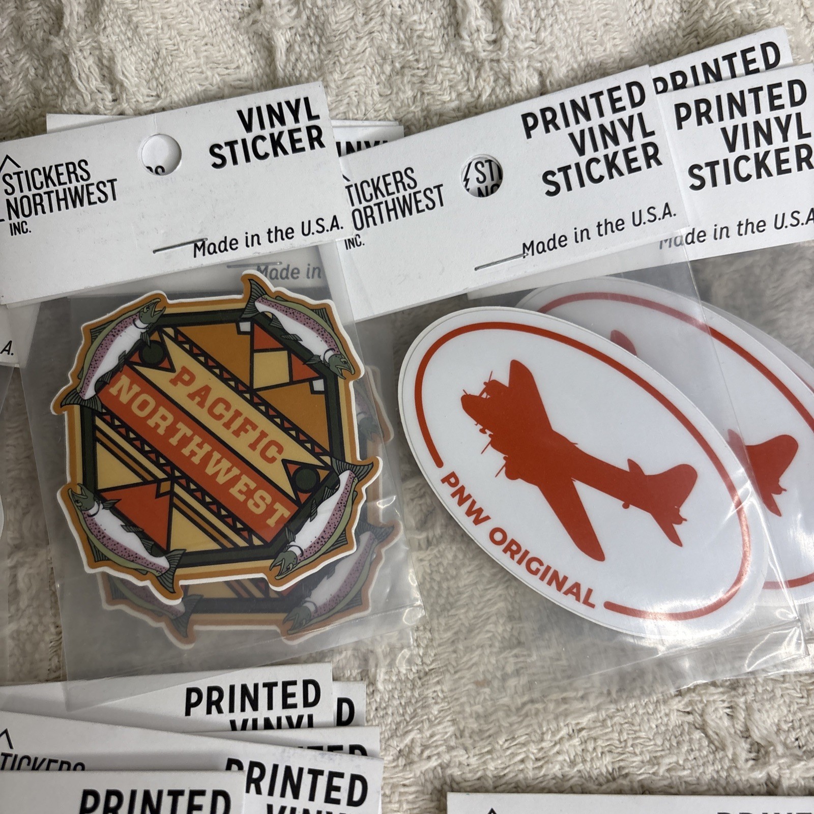 24 Printed Vinyl Stickers Stickers Northwest Inc Made In USA