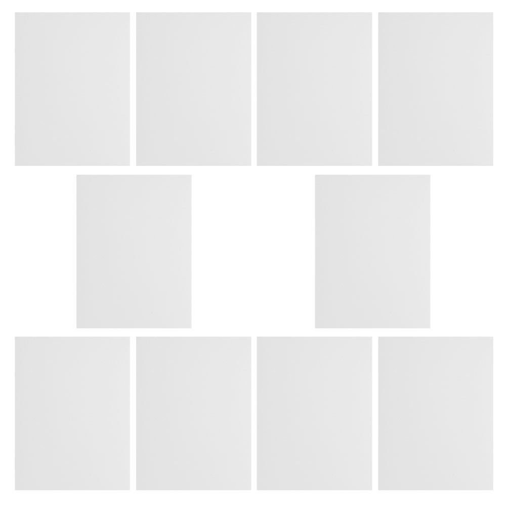 10 Sheets Siding Repair Patch House Pvc Fence Parts Self-adhesive Wall Patches