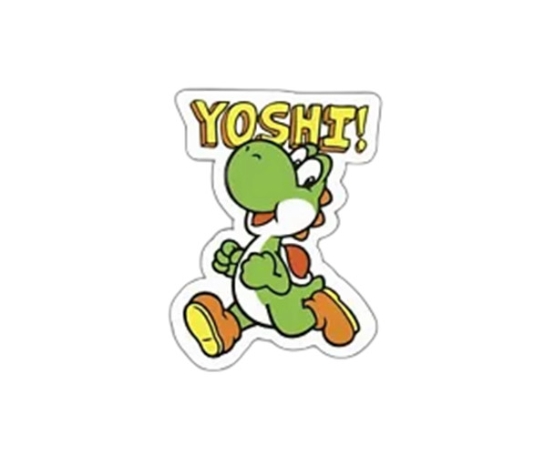 Yoshi Sticker Retro