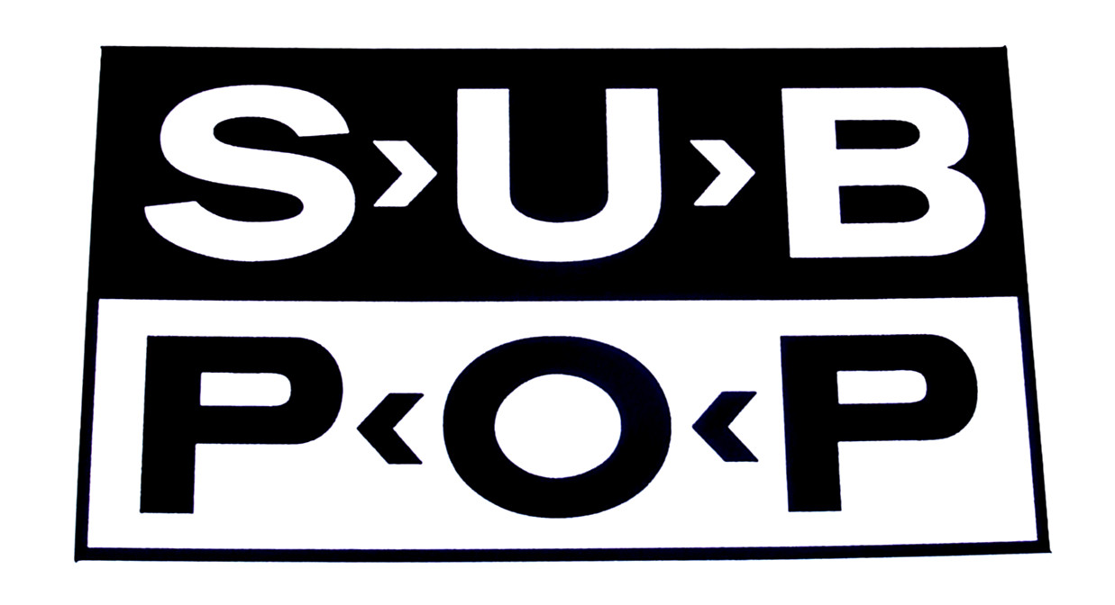 SUB POP – Records LARGE Die Cut Sticker Decal Rock Grunge Music Band Seattle