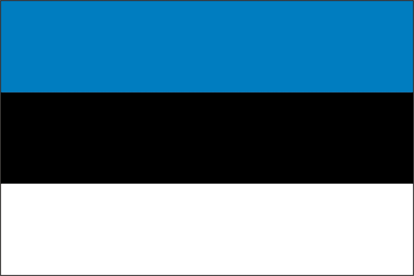 Estonia Flag Vinyl Decal / Sticker ** 5 Sizes **