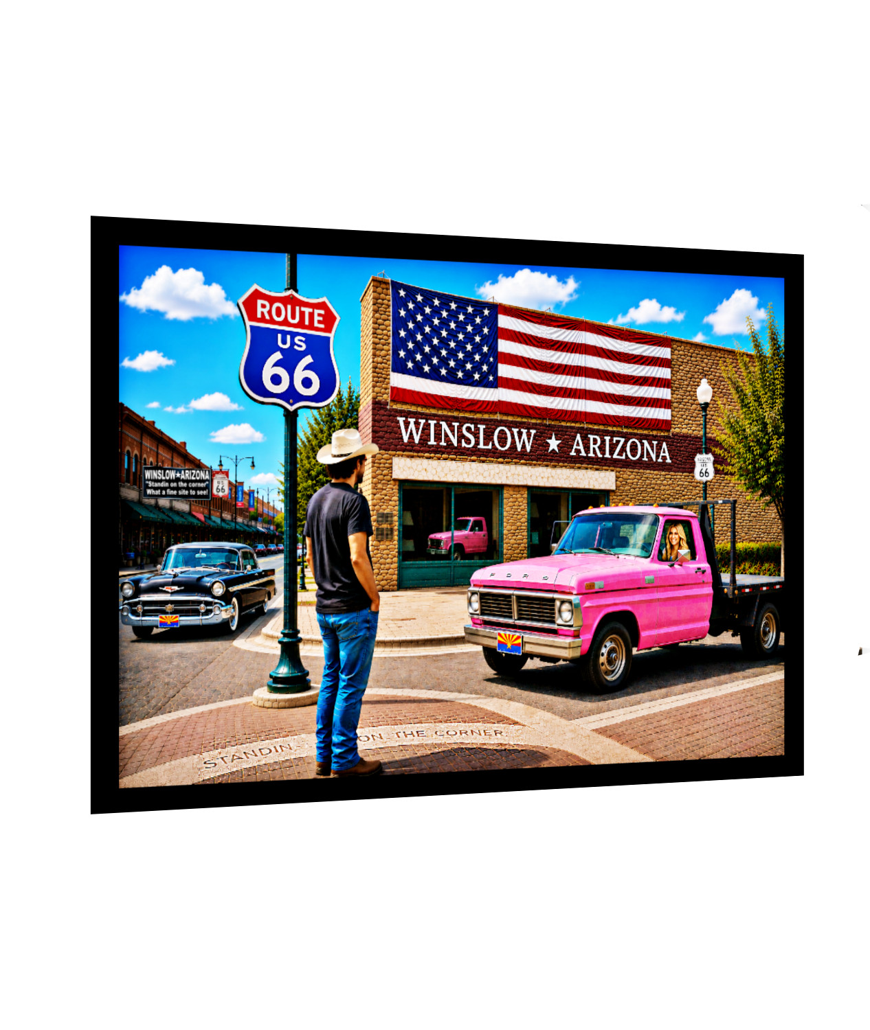 America's Highway Historic Mother Road Arizona Sign Sticker Decal Vinyl