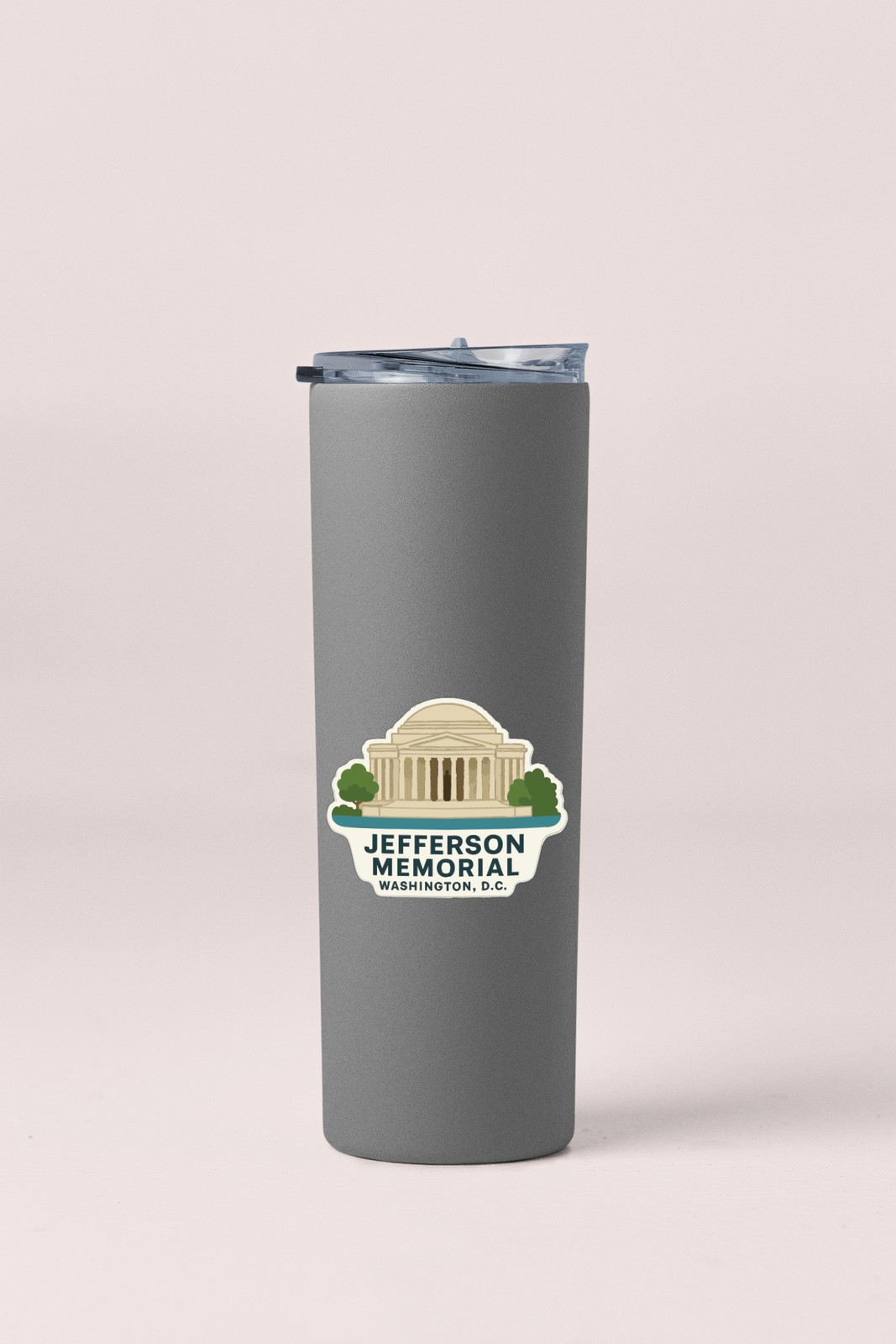 Jefferson Memorial Washington DC Sticker Decal Vinyl Die-Cut Symbolic Landmark