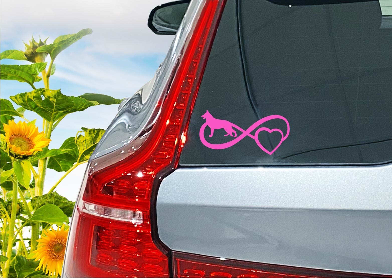 German Shepherd Infinity Decal Sticker Dog Breed Love Life K9 Search Work Guard
